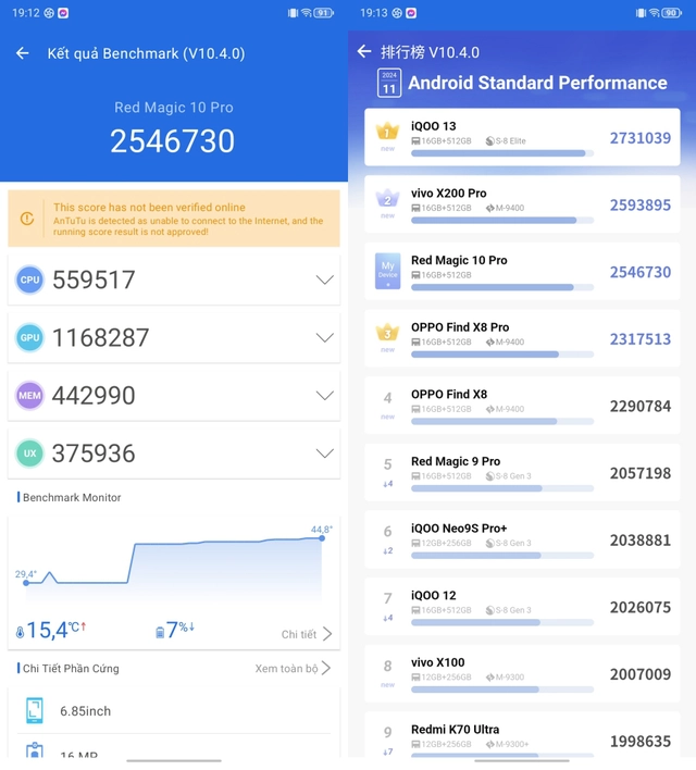 Thử chơi Tốc Chiến & Liên Quân trên REDMAGIC 10 Pro xem viên pin 7050mAh "trâu" đến mức nào- Ảnh 14. Thử chơi Tốc Chiến & Liên Quân trên REDMAGIC 10 Pro xem viên pin 7050mAh "trâu" đến mức nào- Ảnh 14.