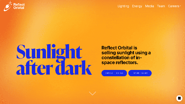 Start-up Mỹ muốn bán ánh sáng mặt trời vào ban đêm bằng gương khổng lồ bay quanh Trái Đất- Ảnh 1. Start-up Mỹ muốn bán ánh sáng mặt trời vào ban đêm bằng gương khổng lồ bay quanh Trái Đất- Ảnh 1.