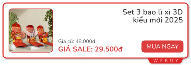 Tai nghe chống ồn 269.000đ, máy hút bụi giảm nửa giá, bộ quà Tết dưới 200.000đ và loạt deal ngày đôi đầu tiên của 2025- Ảnh 10. Tai nghe chống ồn 269.000đ, máy hút bụi giảm nửa giá, bộ quà Tết dưới 200.000đ và loạt deal ngày đôi đầu tiên của 2025- Ảnh 10.