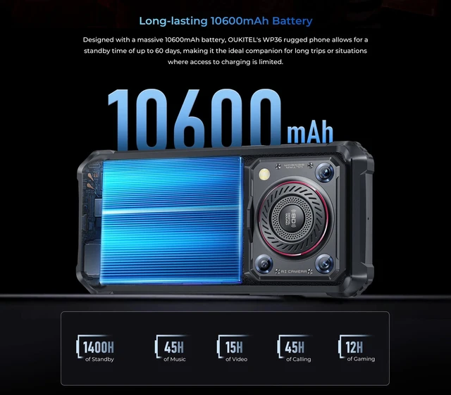 Điện thoại m&agrave;n h&igrave;nh 6.5 inch nhưng pin 10.600mAh, loa to gấp 32 lần iPhone đời mới, thả rơi l&ecirc;n b&ecirc; t&ocirc;ng kh&ocirc;ng vỡ hỏng, gi&aacute; 5 triệu- Ảnh 2.