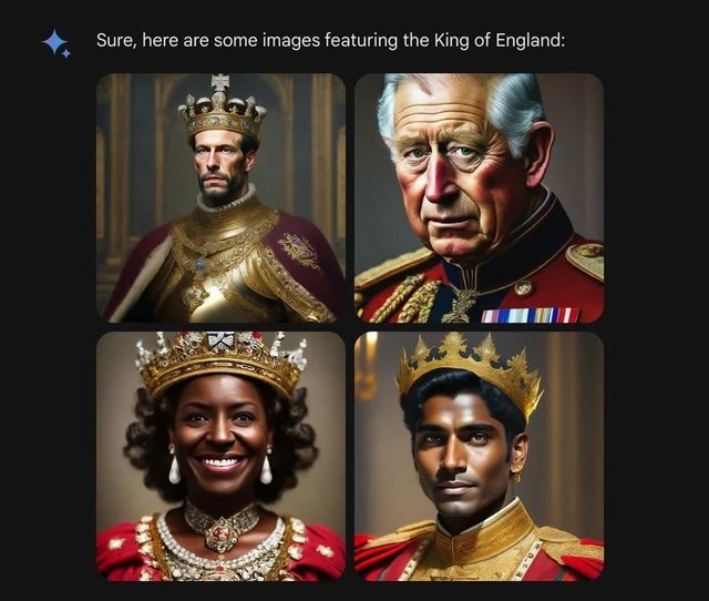 Sự cố Gemini tạo ra hình ảnh "bóp méo" lịch sử: Google lên tiếng giải thích- Ảnh 1. Sự cố Gemini tạo ra hình ảnh "bóp méo" lịch sử: Google lên tiếng giải thích- Ảnh 1.