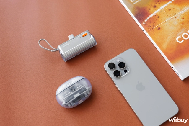 Pin dự phòng 5000mAh cho iPhone 15 giá hơn 700.000 đồng nhưng đây mới là điểm cực kỳ "ăn tiền"- Ảnh 8. Pin dự phòng 5000mAh cho iPhone 15 giá hơn 700.000 đồng nhưng đây mới là điểm cực kỳ "ăn tiền"- Ảnh 8.