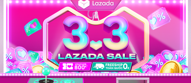 Đợi gì trong Siêu sale ngày đôi 3/3 từ Shopee và Lazada: Xem livestream săn deal, hàng hiệu giảm đến 50% và freeship toàn bộ- Ảnh 7. Đợi gì trong Siêu sale ngày đôi 3/3 từ Shopee và Lazada: Xem livestream săn deal, hàng hiệu giảm đến 50% và freeship toàn bộ- Ảnh 7.