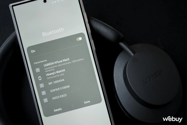 Tai nghe Ugreen có âm thanh Spatial theo dõi chuyển động đầu “xịn” như AirPods, chống ồn tốt, nghe nhạc hay, giá bằng 1/3 hàng Apple- Ảnh 16. Tai nghe Ugreen có âm thanh Spatial theo dõi chuyển động đầu “xịn” như AirPods, chống ồn tốt, nghe nhạc hay, giá bằng 1/3 hàng Apple- Ảnh 16.