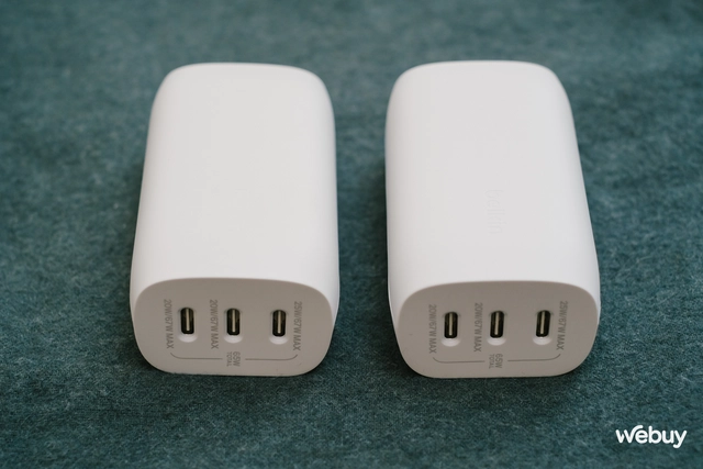 Dùng thử sạc nhanh Belkin: Thiết kế gọn nhẹ, công suất cao 67W, sạc cùng lúc iPhone, MacBook, S24 Ultra ngon lành- Ảnh 12. Dùng thử sạc nhanh Belkin: Thiết kế gọn nhẹ, công suất cao 67W, sạc cùng lúc iPhone, MacBook, S24 Ultra ngon lành- Ảnh 12.