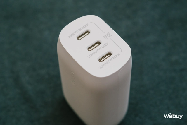 Dùng thử sạc nhanh Belkin: Thiết kế gọn nhẹ, công suất cao 67W, sạc cùng lúc iPhone, MacBook, S24 Ultra ngon lành- Ảnh 11. Dùng thử sạc nhanh Belkin: Thiết kế gọn nhẹ, công suất cao 67W, sạc cùng lúc iPhone, MacBook, S24 Ultra ngon lành- Ảnh 11.