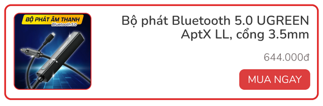 Món phụ kiện này giúp biến loa, tai nghe thường thành không dây, có loại giá chỉ từ 185.000đ- Ảnh 9. Món phụ kiện này giúp biến loa, tai nghe thường thành không dây, có loại giá chỉ từ 185.000đ- Ảnh 9.