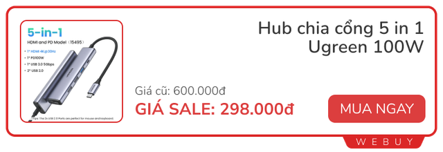Hàng quốc tế đã rẻ nay còn rẻ hơn: Điện thoại Xiaomi, phụ kiện Baseus, Ugreen giảm đến hơn 50%- Ảnh 4. Hàng quốc tế đã rẻ nay còn rẻ hơn: Điện thoại Xiaomi, phụ kiện Baseus, Ugreen giảm đến hơn 50%- Ảnh 4.