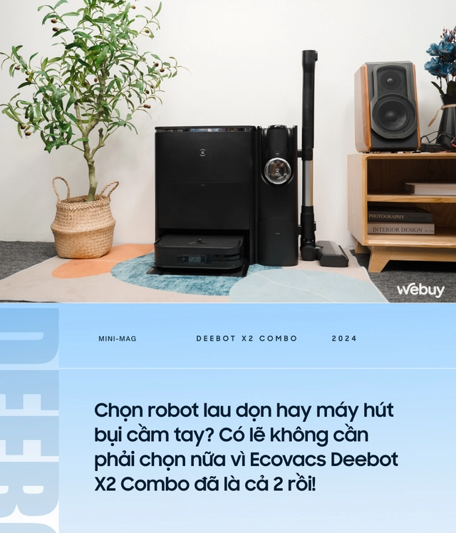 Trải nghiệm robot dọn dẹp Ecovacs Deebot X2 Combo: Mua 1 được 2- Ảnh 1.