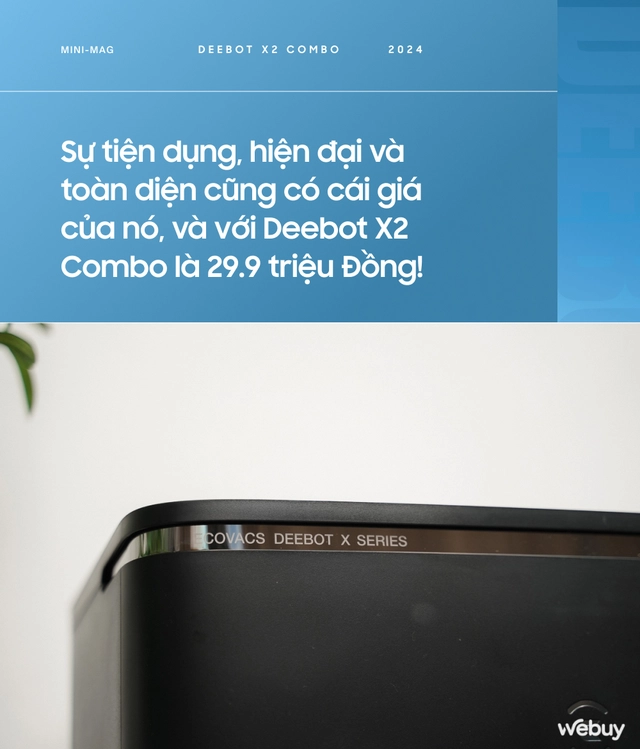Trải nghiệm robot dọn dẹp Ecovacs Deebot X2 Combo: Mua 1 được 2- Ảnh 20.