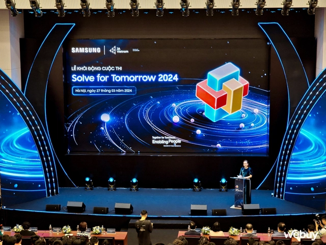 Samsung khởi động Solve for Tomorrow 2024: Tổng giải thưởng đến 8 tỷ, hứa hẹn thu hút hơn 2000 bài dự thi- Ảnh 1. Samsung khởi động Solve for Tomorrow 2024: Tổng giải thưởng đến 8 tỷ, hứa hẹn thu hút hơn 2000 bài dự thi- Ảnh 1.