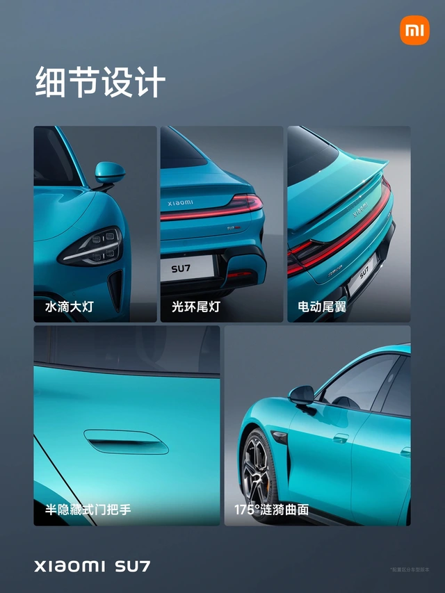 Xe điện Xiaomi SU7 chính thức ra mắt: Trang bị "khủng" nhất phân khúc, giá từ 740 triệu đồng- Ảnh 2. Xe điện Xiaomi SU7 chính thức ra mắt: Trang bị "khủng" nhất phân khúc, giá từ 740 triệu đồng- Ảnh 2.