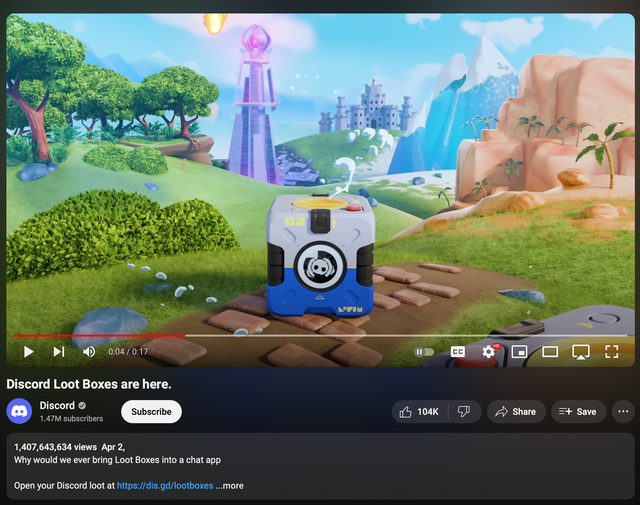 Discord vừa biến mọi PC trở thành "máy cày view": Video đạt 1.4 tỷ view chỉ trong 1 ngày, Sky hay fan K-pop cũng phải "chào thua"- Ảnh 1. Discord vừa biến mọi PC trở thành "máy cày view": Video đạt 1.4 tỷ view chỉ trong 1 ngày, Sky hay fan K-pop cũng phải "chào thua"- Ảnh 1.