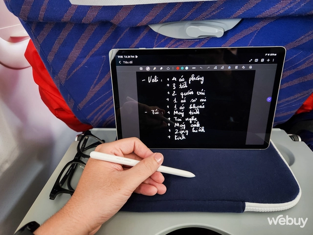 Cách Galaxy Tab S9 biến thành 'cuốn sổ toàn năng' của tôi khi đi công tác- Ảnh 4. Cách Galaxy Tab S9 biến thành 'cuốn sổ toàn năng' của tôi khi đi công tác- Ảnh 4.