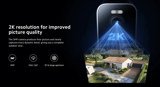 Xiaomi ra mắt camera giám sát BW300: Có pin tích hợp, hoạt động độc lập không cần cắm điện, hỗ trợ cả pin mặt trời, kháng nước IP67- Ảnh 3. Xiaomi ra mắt camera giám sát BW300: Có pin tích hợp, hoạt động độc lập không cần cắm điện, hỗ trợ cả pin mặt trời, kháng nước IP67- Ảnh 3.