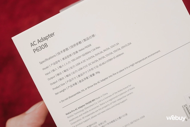 Thời oanh liệt nay còn đâu? Củ sạc Nokia 65W có 3 cổng, tặng kèm cáp, giá chỉ hơn 200.000 đồng mà không ai biết- Ảnh 3. Thời oanh liệt nay còn đâu? Củ sạc Nokia 65W có 3 cổng, tặng kèm cáp, giá chỉ hơn 200.000 đồng mà không ai biết- Ảnh 3.