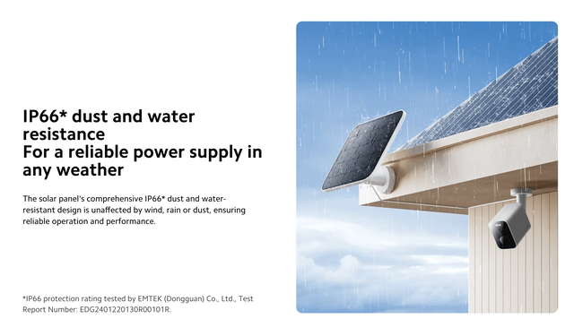 Xiaomi ra mắt tấm pin năng lượng mặt trời: Lý tưởng cho camera an ninh, đầu ra USB-C, chống chịu thời tiết- Ảnh 4. Xiaomi ra mắt tấm pin năng lượng mặt trời: Lý tưởng cho camera an ninh, đầu ra USB-C, chống chịu thời tiết- Ảnh 4.