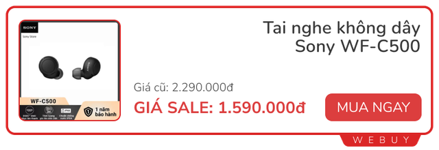 Sale cuối tháng vẫn còn: Lọc không khí Xiaomi giảm 48%, tai nghe Sony giảm 31%, máy pha cà phê chỉ 289.000đ- Ảnh 4. Sale cuối tháng vẫn còn: Lọc không khí Xiaomi giảm 48%, tai nghe Sony giảm 31%, máy pha cà phê chỉ 289.000đ- Ảnh 4.