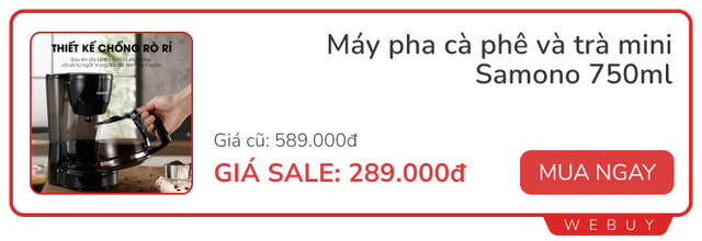 Sale cuối tháng vẫn còn: Lọc không khí Xiaomi giảm 48%, tai nghe Sony giảm 31%, máy pha cà phê chỉ 289.000đ- Ảnh 9. Sale cuối tháng vẫn còn: Lọc không khí Xiaomi giảm 48%, tai nghe Sony giảm 31%, máy pha cà phê chỉ 289.000đ- Ảnh 9.