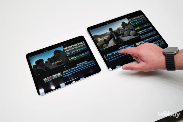 Trực tiếp ngắm nhìn iPad Air 2024: 2 kích thước để lựa chọn, dùng được bút Apple Pencil Pro- Ảnh 1. Trực tiếp ngắm nhìn iPad Air 2024: 2 kích thước để lựa chọn, dùng được bút Apple Pencil Pro- Ảnh 1.