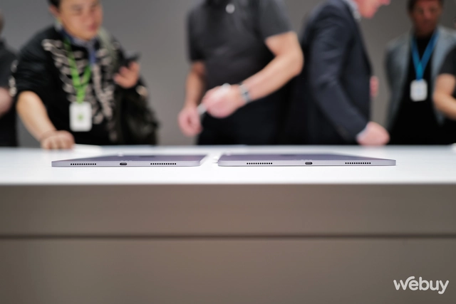 Trực tiếp ngắm nhìn iPad Air 2024: 2 kích thước để lựa chọn, dùng được bút Apple Pencil Pro- Ảnh 6. Trực tiếp ngắm nhìn iPad Air 2024: 2 kích thước để lựa chọn, dùng được bút Apple Pencil Pro- Ảnh 6.