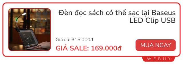 10 Deal từ nhà Baseus không thể bỏ qua: Tai nghe, sạc, đèn, chuột... sale tới 60%- Ảnh 7. 10 Deal từ nhà Baseus không thể bỏ qua: Tai nghe, sạc, đèn, chuột... sale tới 60%- Ảnh 7.