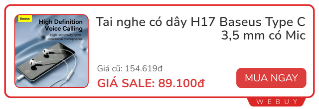 10 Deal từ nhà Baseus không thể bỏ qua: Tai nghe, sạc, đèn, chuột... sale tới 60%- Ảnh 1. 10 Deal từ nhà Baseus không thể bỏ qua: Tai nghe, sạc, đèn, chuột... sale tới 60%- Ảnh 1.