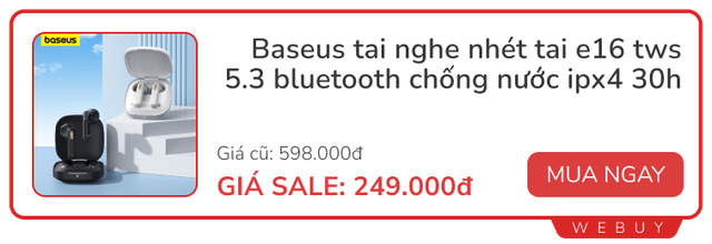 10 Deal từ nhà Baseus không thể bỏ qua: Tai nghe, sạc, đèn, chuột... sale tới 60%- Ảnh 2. 10 Deal từ nhà Baseus không thể bỏ qua: Tai nghe, sạc, đèn, chuột... sale tới 60%- Ảnh 2.