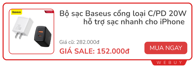 10 Deal từ nhà Baseus không thể bỏ qua: Tai nghe, sạc, đèn, chuột... sale tới 60%- Ảnh 5. 10 Deal từ nhà Baseus không thể bỏ qua: Tai nghe, sạc, đèn, chuột... sale tới 60%- Ảnh 5.