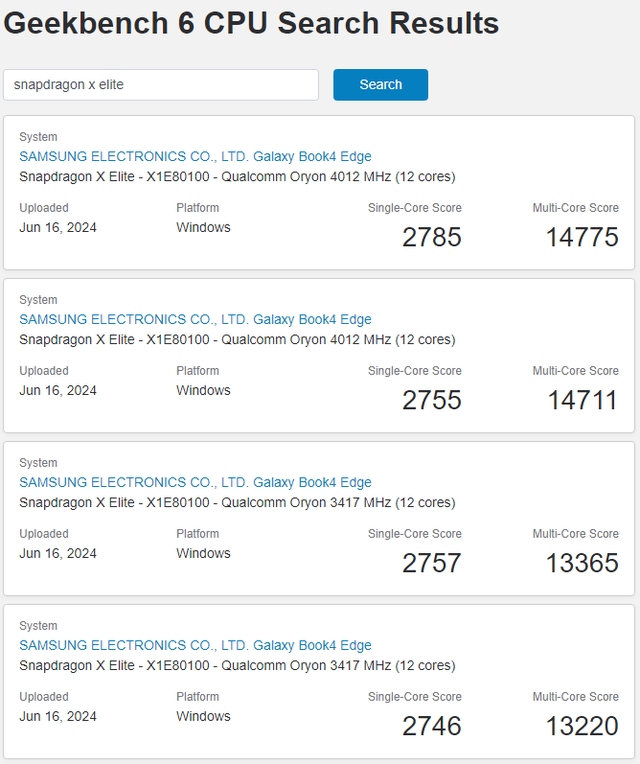 Laptop Snapdragon X Elite lộ điểm benchmark thực tế, người dùng nổi giận vì hiệu năng thấp hơn cả iPhone 12- Ảnh 5. Laptop Snapdragon X Elite lộ điểm benchmark thực tế, người dùng nổi giận vì hiệu năng thấp hơn cả iPhone 12- Ảnh 5.