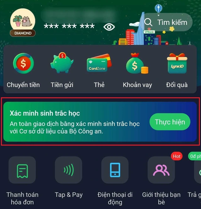 Hướng dẫn xác thực sinh trắc học trong ứng dụng ngân hàng: Đơn giản và chỉ tốn khoảng 10 phút- Ảnh 1. Hướng dẫn xác thực sinh trắc học trong ứng dụng ngân hàng: Đơn giản và chỉ tốn khoảng 10 phút- Ảnh 1.