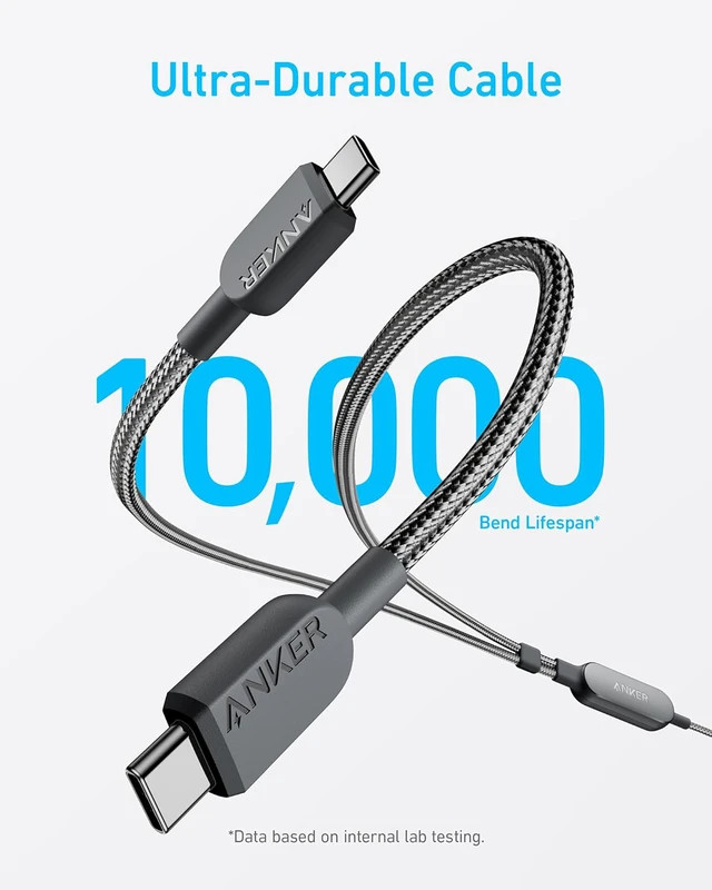 Anker ra mắt cáp sạc USB-C 2 đầu: Sạc hai thiết bị cùng lúc, công suất tối đa tới 140W- Ảnh 2. Anker ra mắt cáp sạc USB-C 2 đầu: Sạc hai thiết bị cùng lúc, công suất tối đa tới 140W- Ảnh 2.