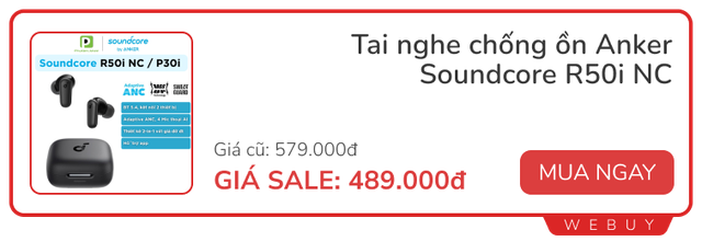 Tai nghe chống ồn Anker 489.000đ, dán màn hình cong 159.000đ, sạc nhanh 67W 390.000đ và loạt deal "xịn" dịp cuối tháng- Ảnh 1. Tai nghe chống ồn Anker 489.000đ, dán màn hình cong 159.000đ, sạc nhanh 67W 390.000đ và loạt deal "xịn" dịp cuối tháng- Ảnh 1.