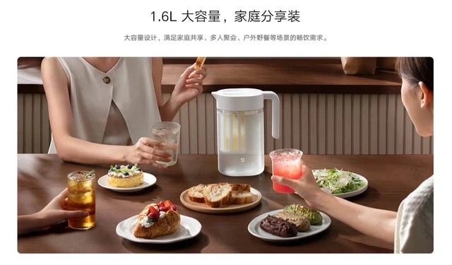 Xiaomi ra mắt bình nước 1.6L: Không bị tràn nước khi đặt ngang, chịu nhiệt tới 92 độ C, mức giá hợp lý- Ảnh 2. Xiaomi ra mắt bình nước 1.6L: Không bị tràn nước khi đặt ngang, chịu nhiệt tới 92 độ C, mức giá hợp lý- Ảnh 2.