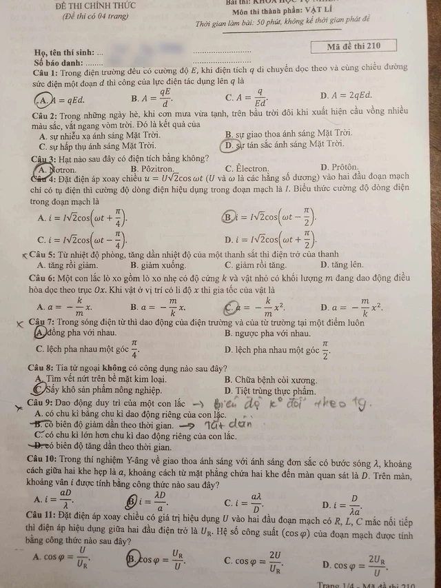 Đ&Atilde; C&Oacute; gợi &yacute; đ&aacute;p &aacute;n đề thi VẬT L&Yacute; tốt nghiệp THPT 2024, cập nhật ngay TẠI Đ&Acirc;Y
- Ảnh 2.