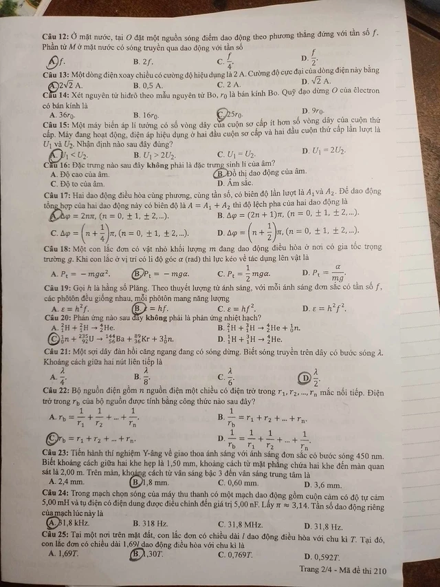 Đ&Atilde; C&Oacute; gợi &yacute; đ&aacute;p &aacute;n đề thi VẬT L&Yacute; tốt nghiệp THPT 2024, cập nhật ngay TẠI Đ&Acirc;Y
- Ảnh 3.