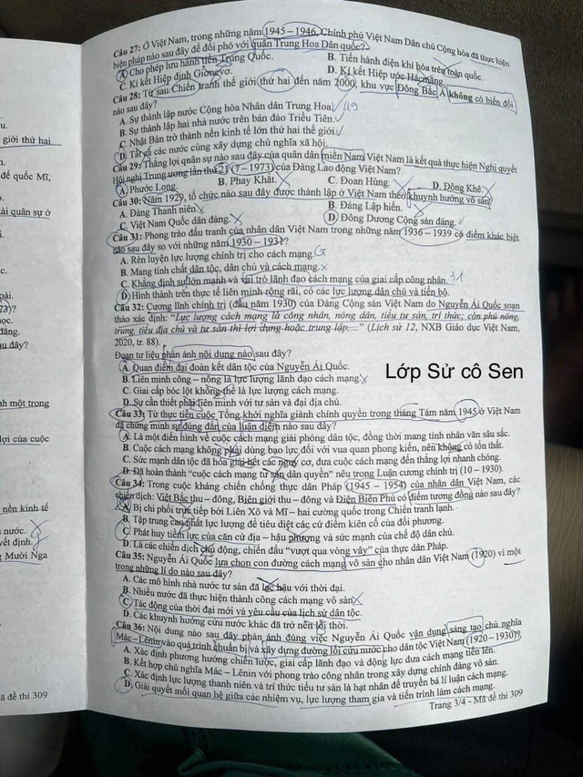 ĐÃ CÓ Gợi ý đáp án môn LỊCH SỬ tốt nghiệp THPT 2024, xem ngay TẠI ĐÂY- Ảnh 5. ĐÃ CÓ Gợi ý đáp án môn LỊCH SỬ tốt nghiệp THPT 2024, xem ngay TẠI ĐÂY- Ảnh 5.