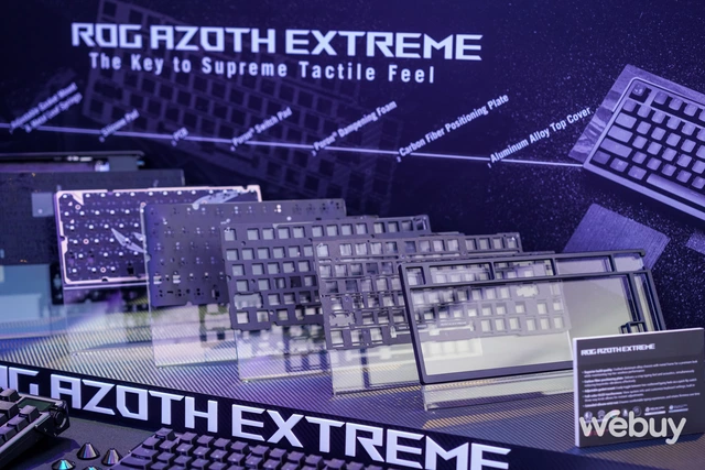 Trên tay loạt linh kiện 'đỉnh' ASUS đem tới Computex 2024: Màn hình Mini-LED 8K, chuột các-bon siêu nhẹ và bàn phím điều chỉnh được cảm giác gõ- Ảnh 14. Trên tay loạt linh kiện 'đỉnh' ASUS đem tới Computex 2024: Màn hình Mini-LED 8K, chuột các-bon siêu nhẹ và bàn phím điều chỉnh được cảm giác gõ- Ảnh 14.