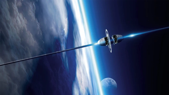 Nhật Bản nuôi hy vọng xây dựng thang máy lên vũ trụ vào năm 2050- Ảnh 3. Nhật Bản nuôi hy vọng xây dựng thang máy lên vũ trụ vào năm 2050- Ảnh 3.