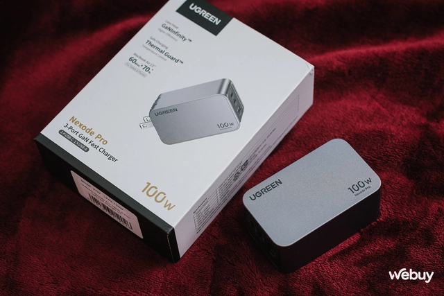 Củ sạc 100W nhỏ gọn nhất là đây chứ đâu: Thiết kế đẹp, 3 cổng sạc, sạc MacBook Pro ngon lành, giá ngày sale chưa tới 1 triệu đồng- Ảnh 2. Củ sạc 100W nhỏ gọn nhất là đây chứ đâu: Thiết kế đẹp, 3 cổng sạc, sạc MacBook Pro ngon lành, giá ngày sale chưa tới 1 triệu đồng- Ảnh 2.