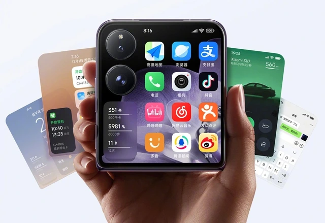 Xiaomi ra mắt smartphone gập "vỏ sò" đầu tiên: Màn hình phụ gọi điện không cần mở máy, camera Leica, Snapdragon 8 Gen 3, pin lớn nhất, giá chỉ từ 20,9 triệu đồng- Ảnh 1. Xiaomi ra mắt smartphone gập "vỏ sò" đầu tiên: Màn hình phụ gọi điện không cần mở máy, camera Leica, Snapdragon 8 Gen 3, pin lớn nhất, giá chỉ từ 20,9 triệu đồng- Ảnh 1.