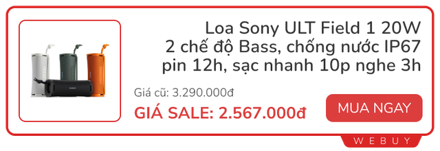 10+ deal "chất" cuối tháng: Loa Sony vừa bán đã giảm 22%, tai nghe chống ồn Anker chỉ 499.000đ, củ sạc Ugreen hình robot giảm nửa giá- Ảnh 1. 10+ deal "chất" cuối tháng: Loa Sony vừa bán đã giảm 22%, tai nghe chống ồn Anker chỉ 499.000đ, củ sạc Ugreen hình robot giảm nửa giá- Ảnh 1.