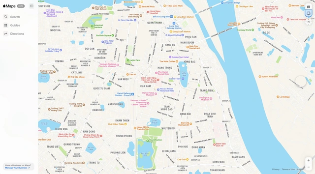 Apple ra mắt dịch vụ Apple Maps trên nền tảng web- Ảnh 1. Apple ra mắt dịch vụ Apple Maps trên nền tảng web- Ảnh 1.