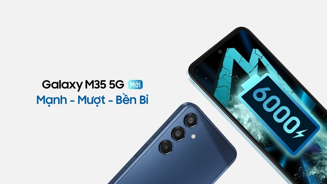 Ra mắt bộ đ&ocirc;i Galaxy M35 v&agrave; M55 5G: Thiết kế trẻ trung, hiệu năng kh&aacute;, pin khủng 6.000mAh, gi&aacute; chỉ từ 8,79 triệu đồng- Ảnh 1.