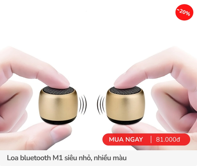 6 mẫu loa mini nhỏ gọn trong lòng bàn tay: Khó tìm điểm chê vì giá chỉ từ 80.000 đồng- Ảnh 1. 6 mẫu loa mini nhỏ gọn trong lòng bàn tay: Khó tìm điểm chê vì giá chỉ từ 80.000 đồng- Ảnh 1.