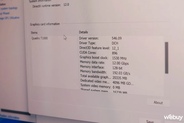 Từng có giá bằng chiếc SH, mẫu laptop Dell màn hình 4K, card NVIDIA Quadro này giờ chỉ còn ngang chiếc Wave- Ảnh 15. Từng có giá bằng chiếc SH, mẫu laptop Dell màn hình 4K, card NVIDIA Quadro này giờ chỉ còn ngang chiếc Wave- Ảnh 15.