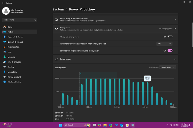 Trên tay Surface Laptop 7 dùng Snapdragon X Elite hàng hiếm tại Việt Nam: Chiếc Macbook của thế giới Windows là đây?- Ảnh 18. Trên tay Surface Laptop 7 dùng Snapdragon X Elite hàng hiếm tại Việt Nam: Chiếc Macbook của thế giới Windows là đây?- Ảnh 18.