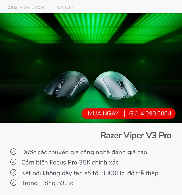 Game thủ ch&uacute; &yacute;: Đ&acirc;y l&agrave; những con chuột si&ecirc;u nhẹ đ&aacute;ng mua nhất 2024- Ảnh 8.