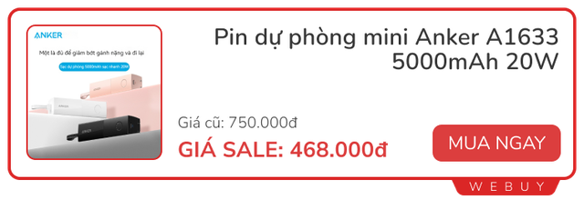 Săn sale phụ kiện Back to School: Tai nghe chống ồn từ 200k, cáp sạc 2 đầu 32k, củ sạc nhanh 20W chỉ 66k...- Ảnh 8. Săn sale phụ kiện Back to School: Tai nghe chống ồn từ 200k, cáp sạc 2 đầu 32k, củ sạc nhanh 20W chỉ 66k...- Ảnh 8.