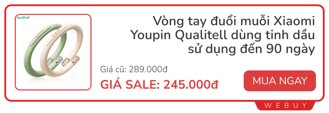 Săn sale cuối tháng: Vòng đuổi muỗi Xiaomi 245k, sạc nam châm tự dính 75k, dụng cụ lấy cao răng 299k...- Ảnh 1. Săn sale cuối tháng: Vòng đuổi muỗi Xiaomi 245k, sạc nam châm tự dính 75k, dụng cụ lấy cao răng 299k...- Ảnh 1.